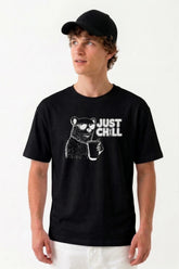JUST CHILL | %100 PAMUK HEAVY COTTON PREMIUM KALİTE T-SHIRT (Y308)