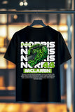 LANDO NORRIS MCLAREN | %100 PAMUK SIRT BASKILI HEAVY COTTON PREMIUM KALİTE T-SHIRT (Y360)