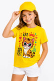 CAT LOVE | %100 PAMUK PREMIUM KALİTE ÇOCUK TİŞÖRTÜ (C525)