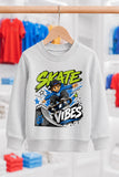 Skate Vibes | Sweatshirt | Erkek Çocuk (CSW504)
