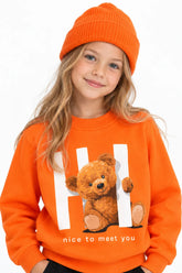 Teddy Bear | Sweatshirt | Kız Çocuk (CSW022)