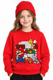 Super Mario Bricks | Sweatshirt | Kız Çocuk (CSW130)