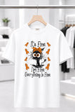 EVERYTHING IS FINE | %100 PAMUK HEAVY COTTON PREMIUM KALİTE T-SHIRT (Y515)