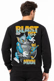Tom Jerry Moon | BL Sweatshirt | Erkek (YSW374)