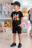 ŞORT TİŞÖRT TAKIMI | TEDY BEAR HI | %100 PAMUK PREMIUM KALİTE (S022)