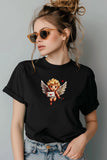 EROS | %100 PAMUK HEAVY COTTON PREMIUM KALİTE KADIN T-SHIRT (Y107)