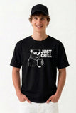 JUST CHILL | %100 PAMUK HEAVY COTTON PREMIUM KALİTE T-SHIRT (Y308)