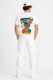 SMILE CREATIVE | SIRT BASKILI %100 PAMUK HEAVY COTTON PREMIUM KALİTE T-SHIRT (Y317)