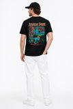 JURASSIC PARK THE LOST WORLD | SIRT BASKILI %100 PAMUK HEAVY COTTON PREMIUM KALİTE T-SHIRT (Y328)