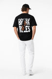 BREAK RULES | SIRT BASKILI %100 PAMUK PREMIUM KALİTE T-SHIRT (Y331)