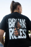 BREAK RULES | SIRT BASKILI %100 PAMUK PREMIUM KALİTE T-SHIRT (Y331)