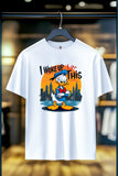 SLEEPY DUCK | %100 PAMUK HEAVY COTTON PREMIUM KALİTE T-SHIRT (Y332)