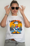 SLEEPY DUCK | %100 PAMUK HEAVY COTTON PREMIUM KALİTE T-SHIRT (Y332)