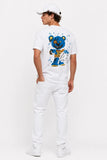 CHEERFUL CLOWN | SIRT BASKILI %100 PAMUK HEAVY COTTON PREMIUM KALİTE T-SHIRT (Y337)