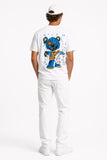 CHEERFUL CLOWN | SIRT BASKILI %100 PAMUK HEAVY COTTON PREMIUM KALİTE T-SHIRT (Y337)