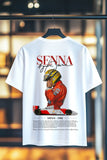 SENNA | SIRT BASKILI %100 PAMUK HEAVY COTTON PREMIUM KALİTE T-SHIRT (Y340)