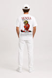 SENNA | SIRT BASKILI %100 PAMUK HEAVY COTTON PREMIUM KALİTE T-SHIRT (Y340)