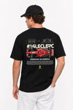 LECLERC 16 FERRARI | %100 PAMUK SIRT BASKILI HEAVY COTTON PREMIUM KALİTE T-SHIRT (Y355)