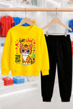 Cat Love | BL Eşofman Takımı | Kız Çocuk (CET525)