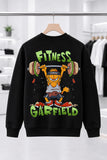 Fitness Garfield | BL Sweatshirt | Kadın (YSW377)