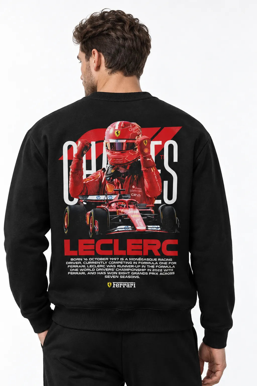 Charles Leclerc | F1 Sweatshirt | Erkek (YSW361)