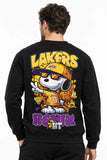 Snoopy Lakers | BL Sweatshirt | Erkek (YSW369)