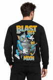 Tom Jerry Moon | BL Sweatshirt | Erkek (YSW374)